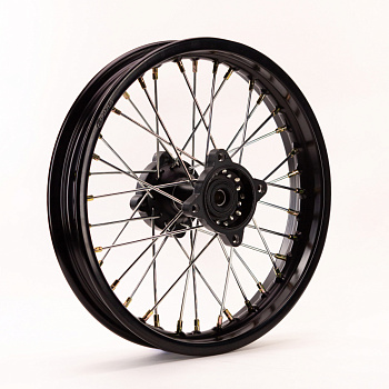 Обод колеса для питбайка усиленный задний 1.85х14" 36 спиц стальной